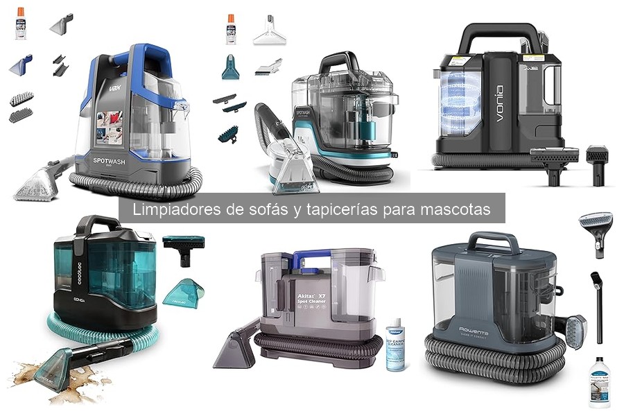 Mejores limpiadores de sofás para mascotas en 2023