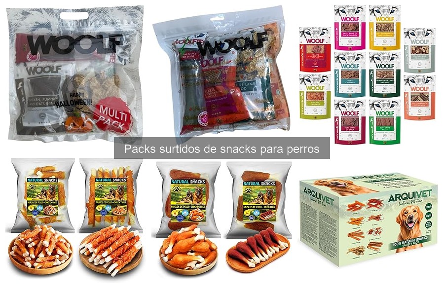 Mejores lugares para comprar packs surtidos de snacks para perros