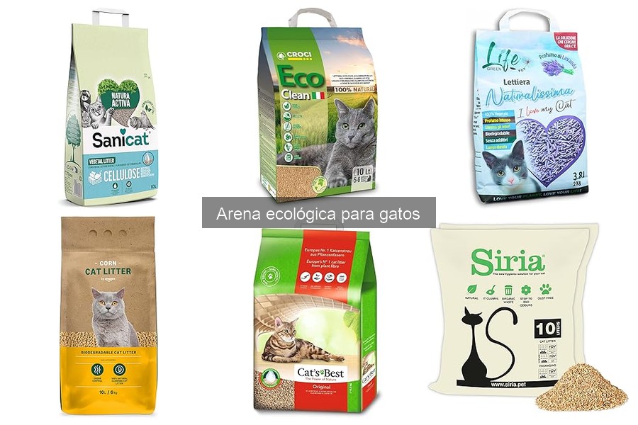 Mejores marcas de arena ecológica para gatos en 2023