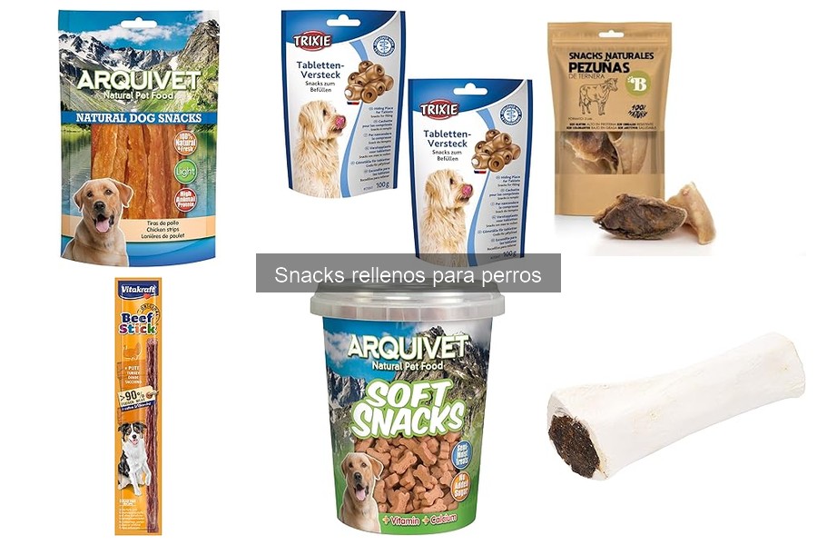 Mejores marcas de snacks rellenos para perros en 2023