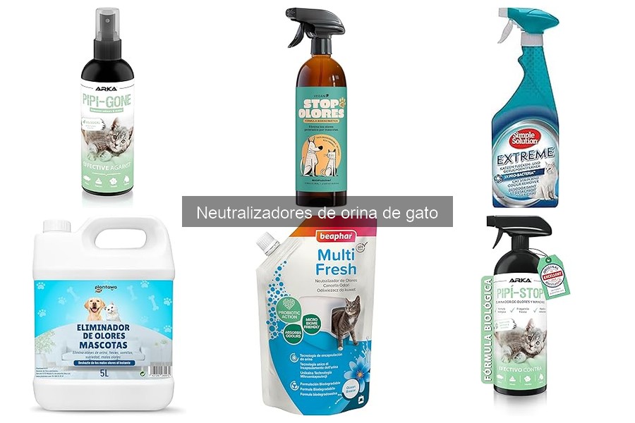 Mejores neutralizadores de orina de gato en 2023