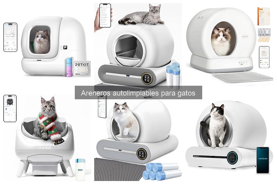 Mejores ofertas en areneros autolimpiables para gatos