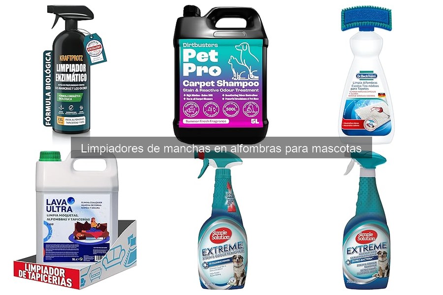 Mejores ofertas en limpiadores de manchas para mascotas