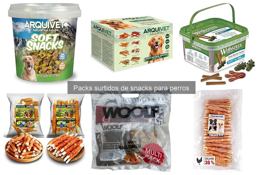 Mejores packs surtidos de snacks para perros en 2023