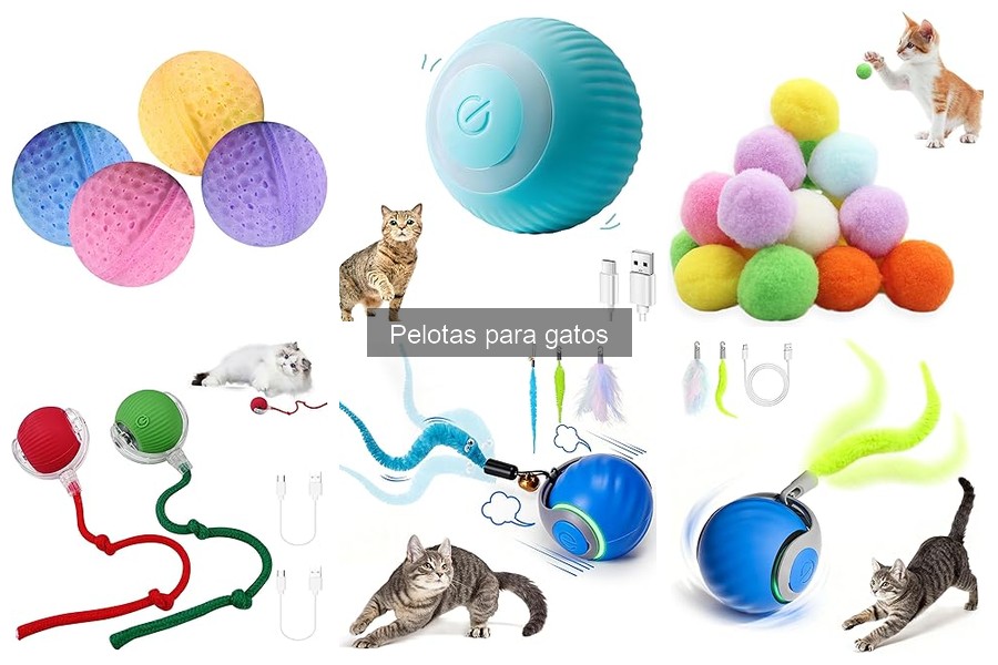 Mejores pelotas para gatos según su tamaño ideal