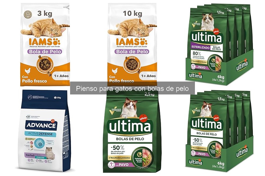 Mejores piensos para gatos con bolas de pelo | Comparativa
