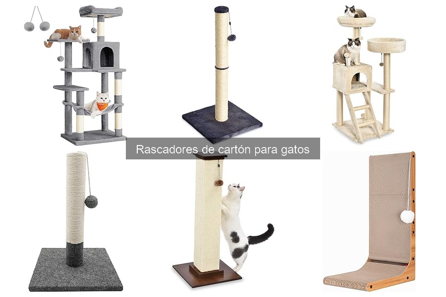 Mejores rascadores de cartón para gatos: comparativa 2023