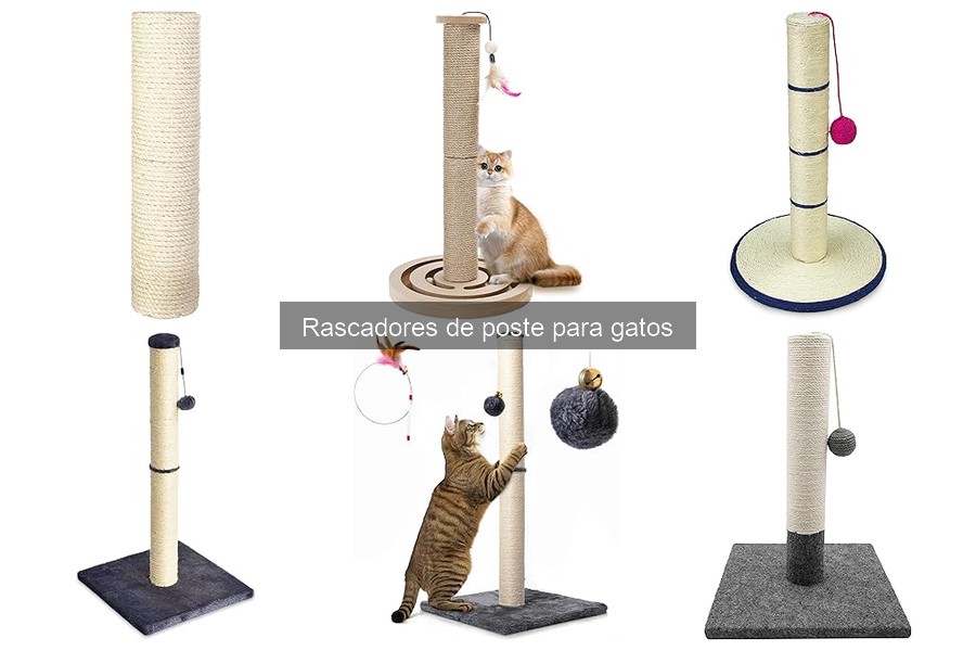 Mejores rascadores de poste para gatos según opiniones