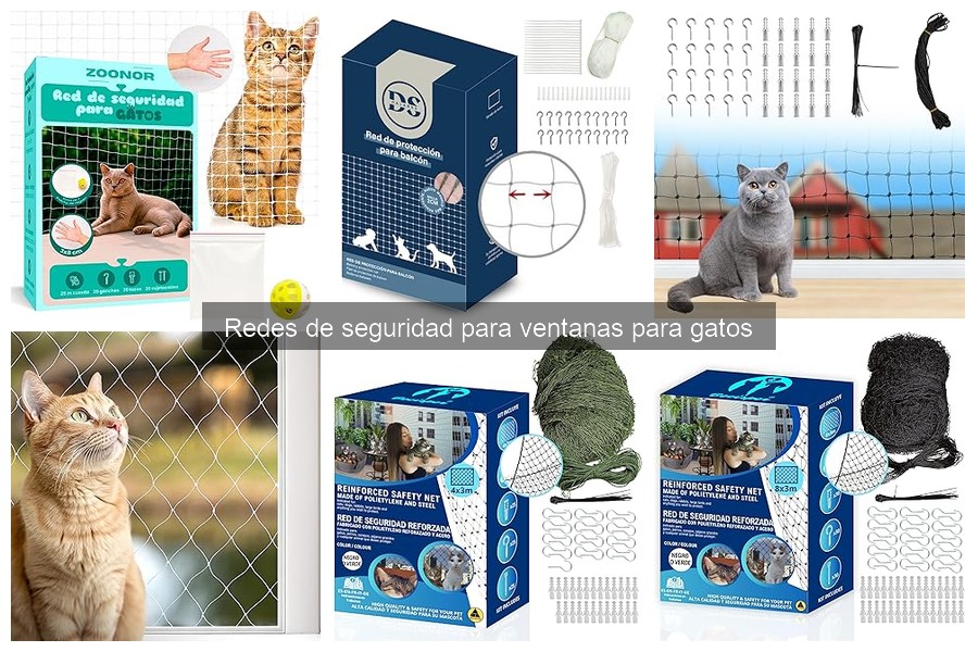 Mejores Redes de Seguridad para Ventanas para Gatos