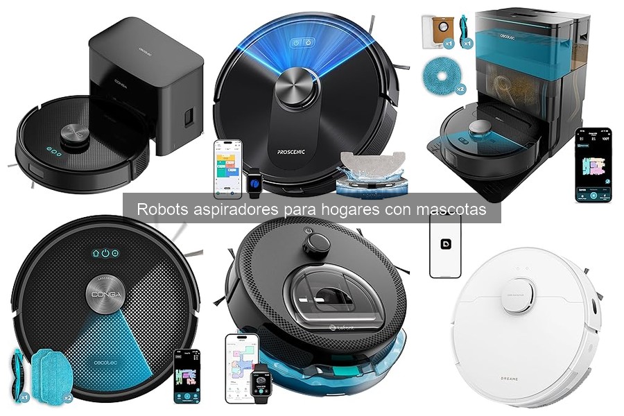 Mejores robots aspiradores para eliminar pelos de mascotas