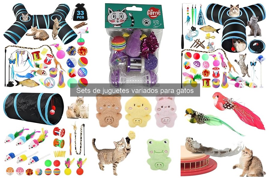 Mejores sets de juguetes para gatos en 2023: Comparativa