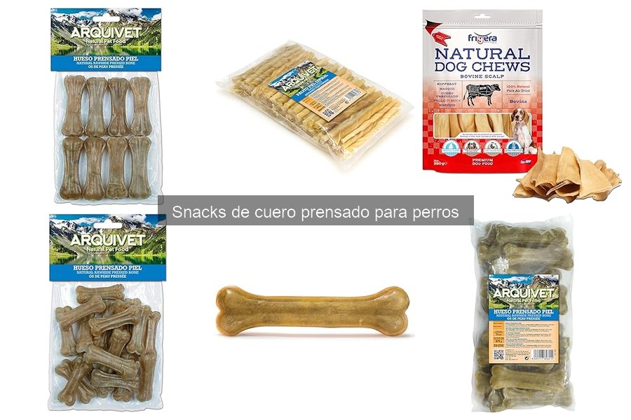 Mejores snacks de cuero prensado para perros con problemas dentales