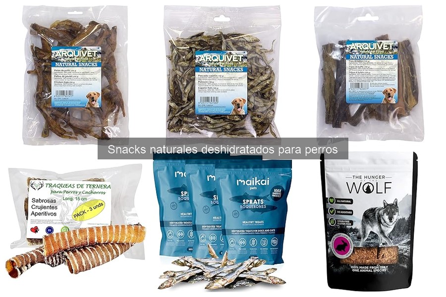 Mejores snacks deshidratados para perros con alergias alimentarias