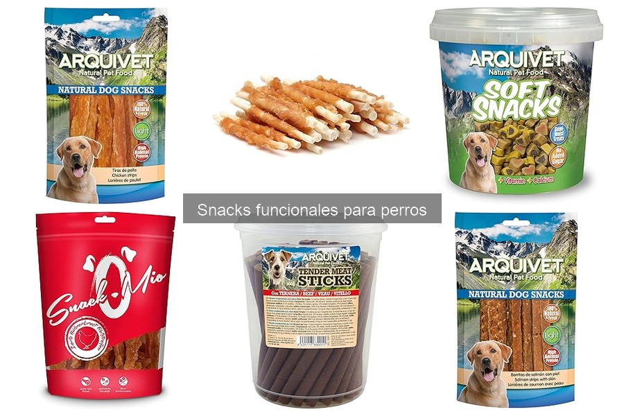 Mejores snacks funcionales para perros con ansiedad