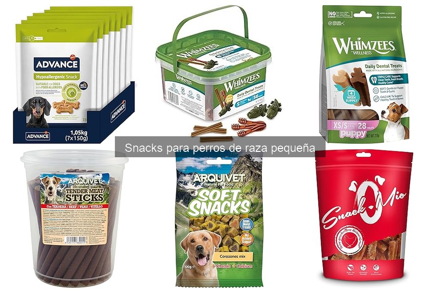 Mejores snacks hipoalergénicos para perros de raza pequeña