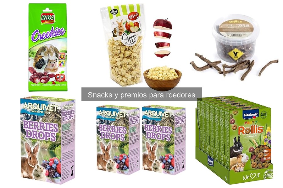 Mejores snacks para hámsters: comparativa y recomendaciones