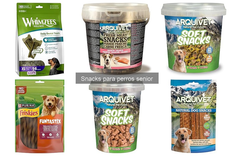Mejores snacks para perros senior con problemas dentales