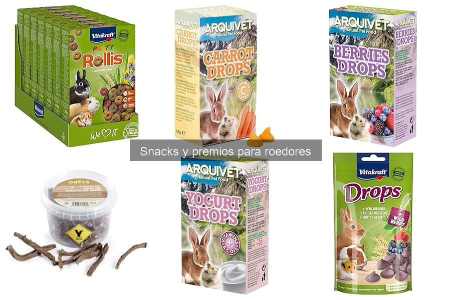 Mejores tiendas para comprar snacks para roedores baratos
