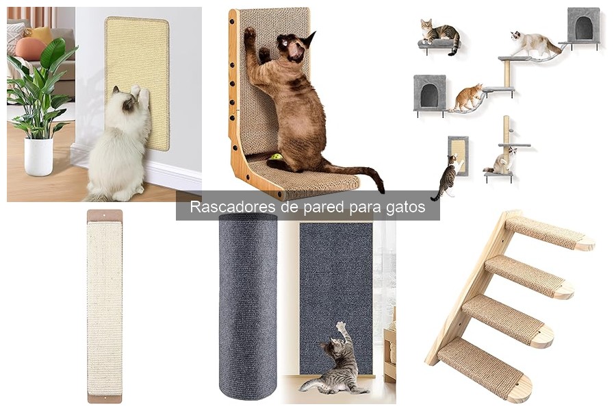 Mejores ubicaciones para instalar rascadores de pared para gatos