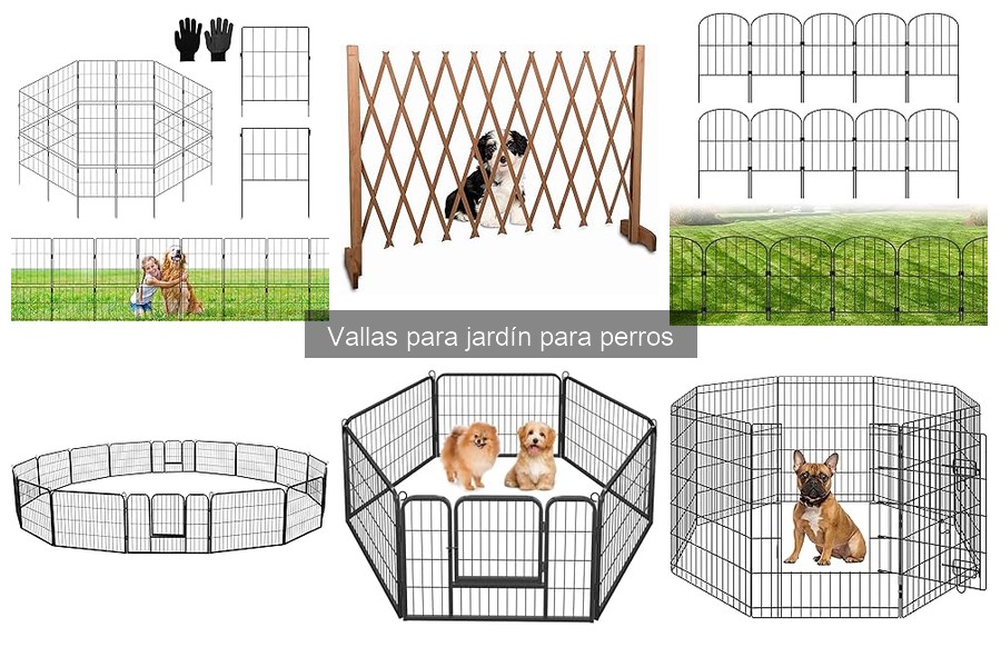 Mejores vallas para jardín para perros grandes: comparativa 2023