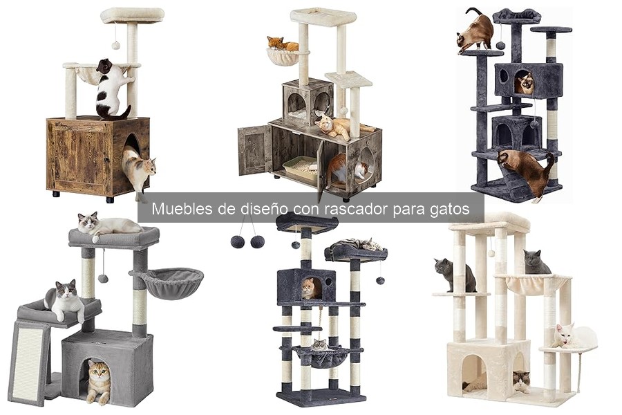 Opiniones sobre muebles de diseño con rascador para gatos
