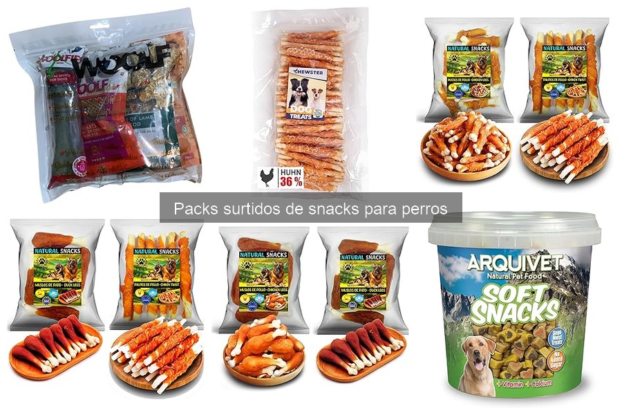 Opiniones sobre packs surtidos de snacks para perros