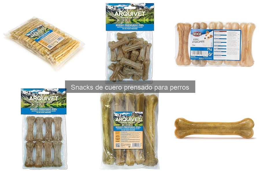Opiniones sobre snacks de cuero prensado para perros