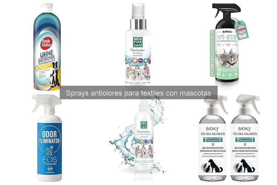 Opiniones sobre sprays antiolores para mascotas