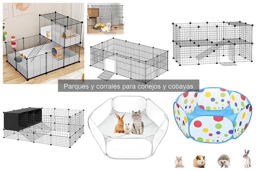 Parques y corrales para conejos y cobayas: ¿qué son?