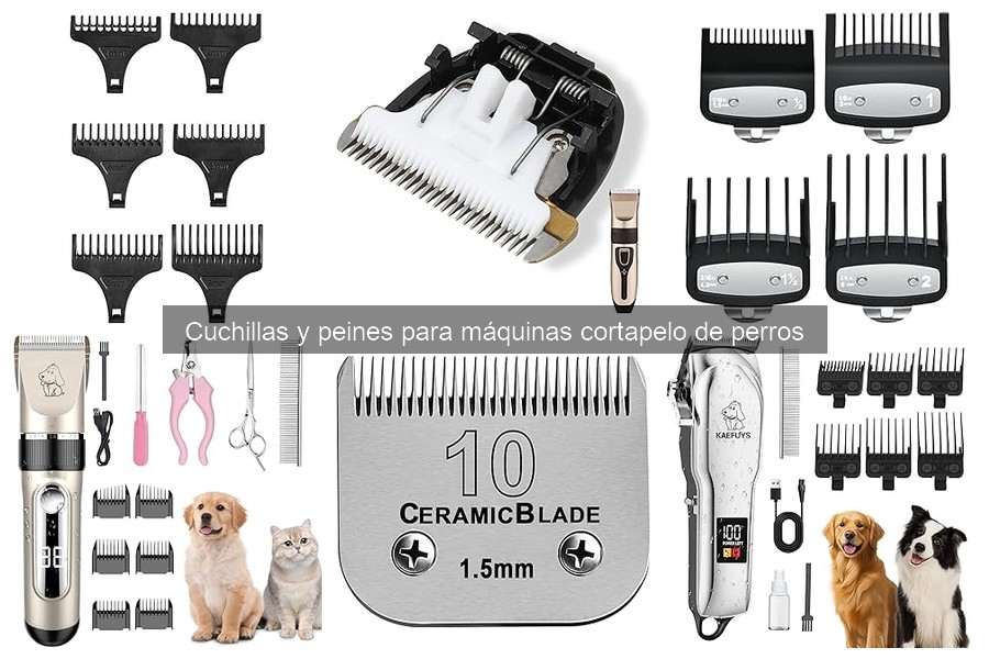 Precios de cuchillas y peines para cortapelos de perros