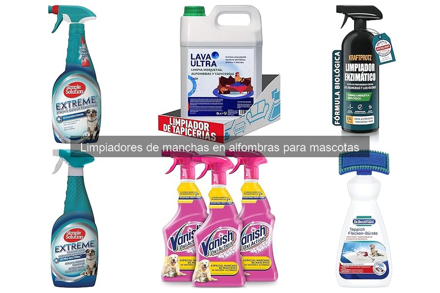 Precios de limpiadores de manchas para alfombras de mascotas