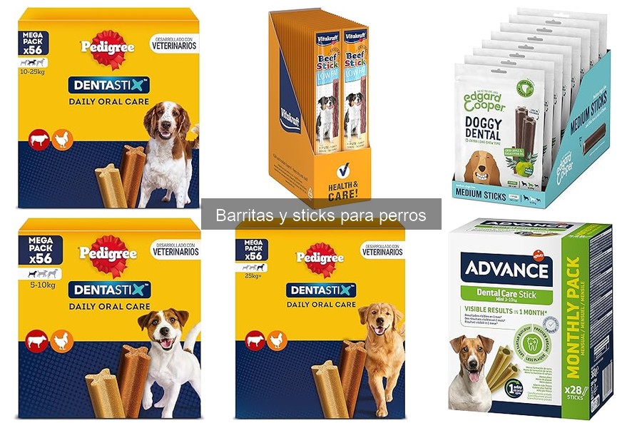Problemas comunes al dar barritas y sticks a perros