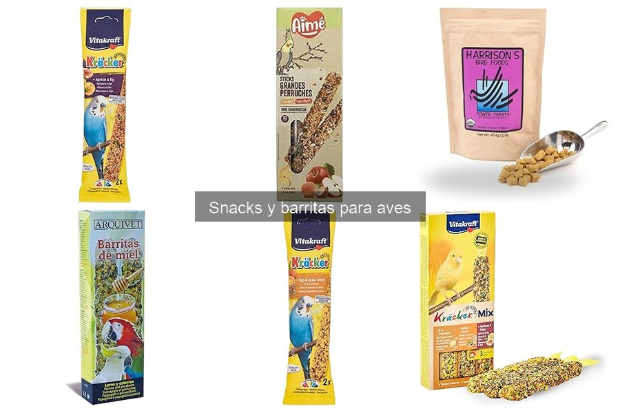 Problemas comunes al introducir snacks para aves