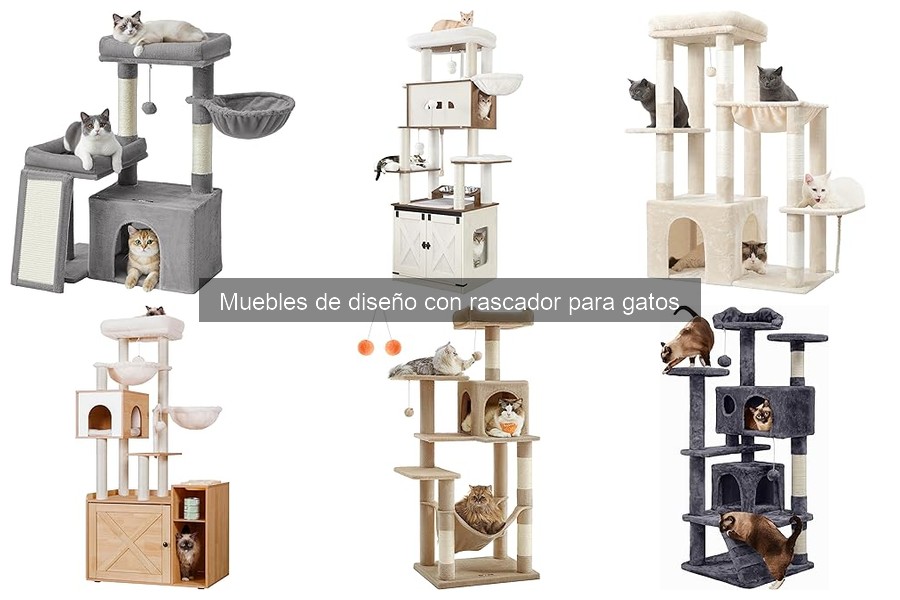 Problemas comunes con muebles de diseño y rascadores para gatos