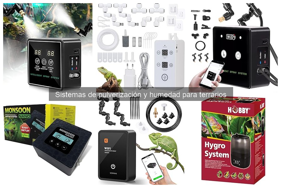 ¿Qué es un sistema de pulverización para terrarios?