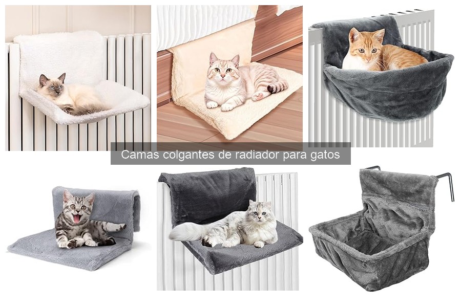 ¿Qué es una cama colgante de radiador para gatos?