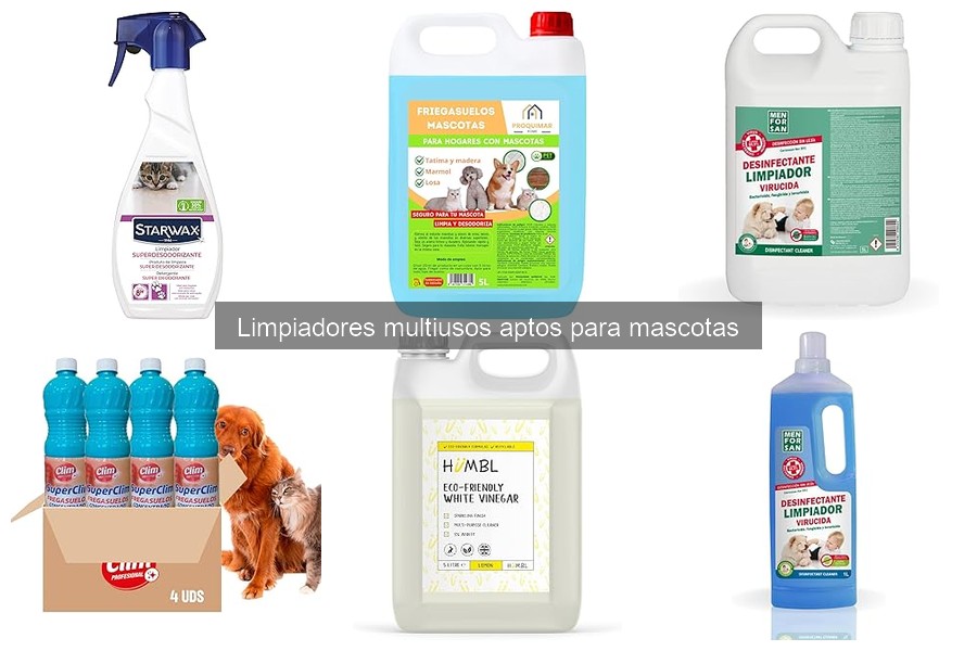 ¿Qué hacer si un limpiador multiusos irrita a tu mascota?