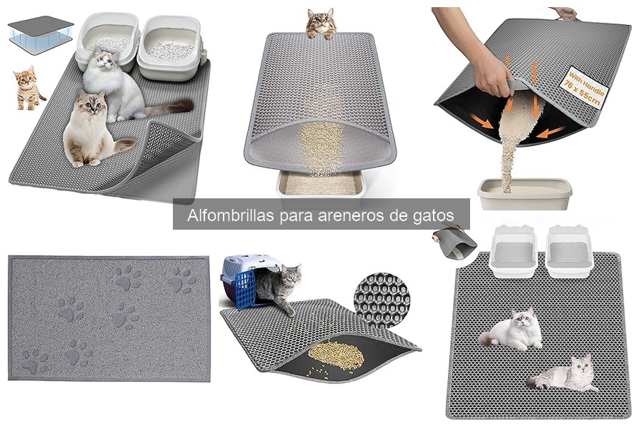 ¿Qué son las alfombrillas para areneros de gatos?
