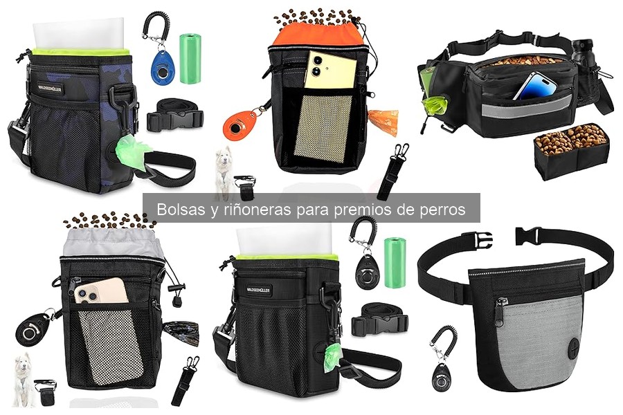 ¿Qué son las bolsas y riñoneras para premios de perros?