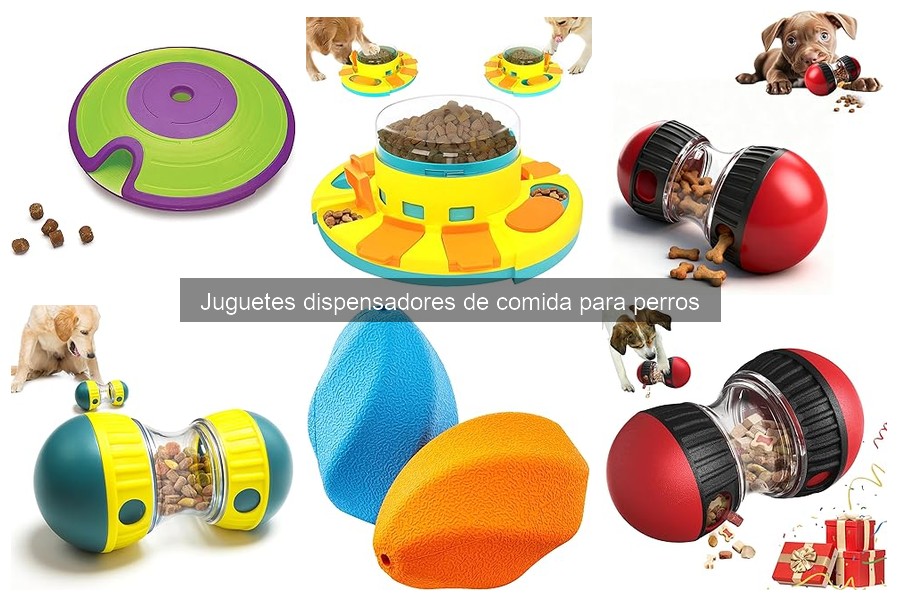 ¿Qué son los juguetes dispensadores de comida para perros?