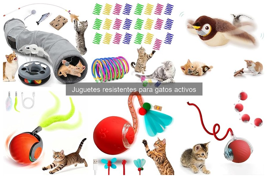 Reseñas de Juguetes Resistentes para Gatos Activos