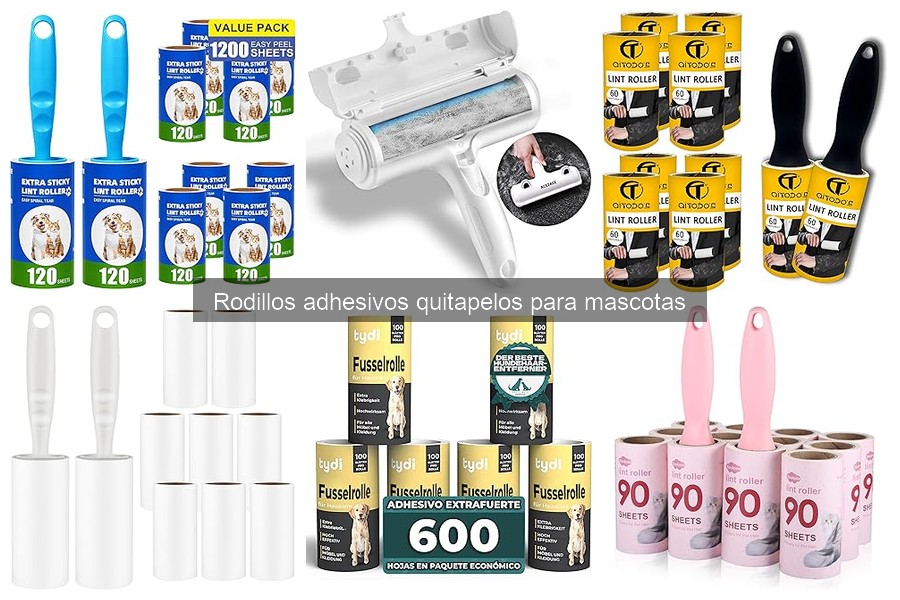 Rodillos adhesivos vs otros métodos para quitar pelos de mascotas