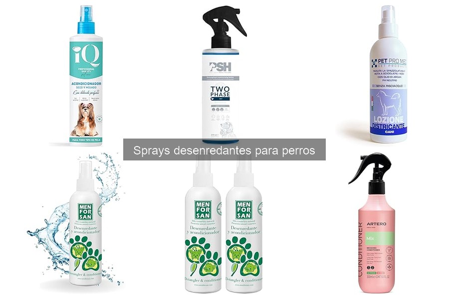 Seguridad de los Sprays Desenredantes para Perros