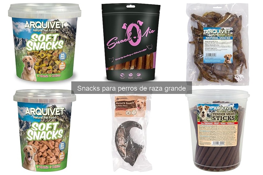 Snacks bajos en calorías para perros de raza grande