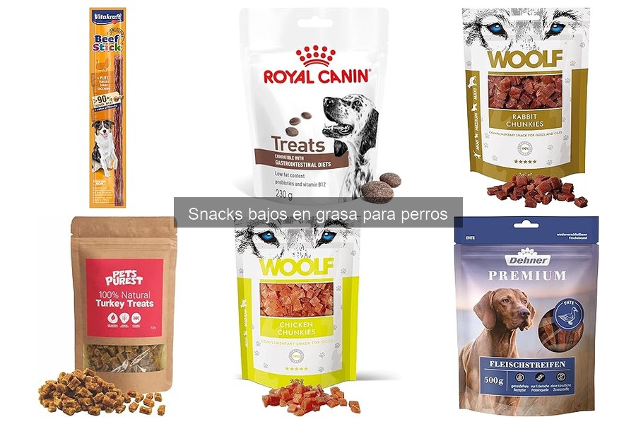 Snacks bajos en grasa para perros: Beneficios y características