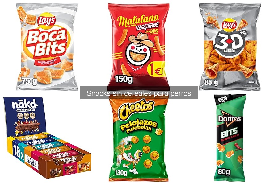 Snacks sin cereales ideales para perros alérgicos