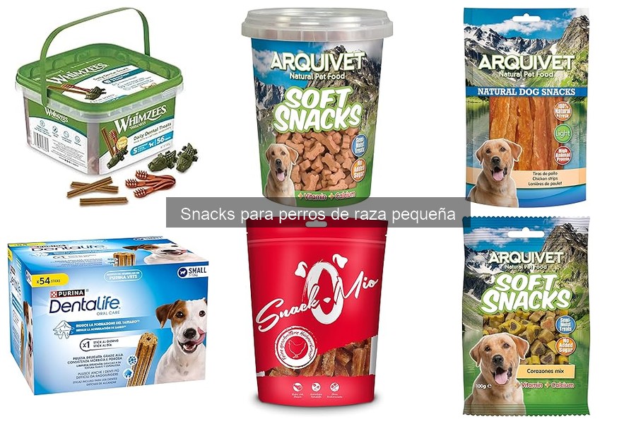 ¿Son saludables los snacks para perros de raza pequeña?