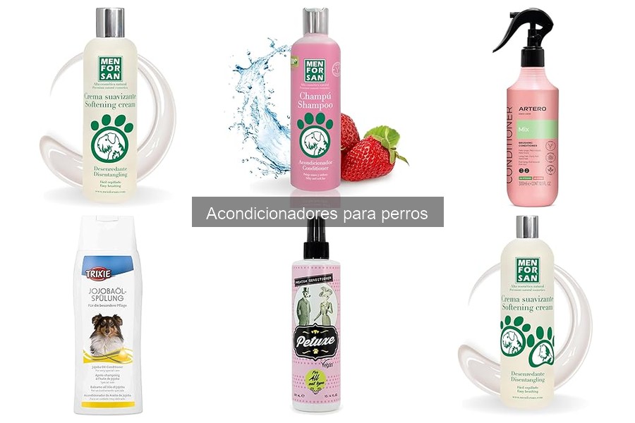 Tipos de acondicionadores para perros: guía completa
