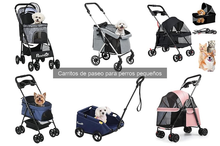 Tipos de carritos de paseo para perros pequeños