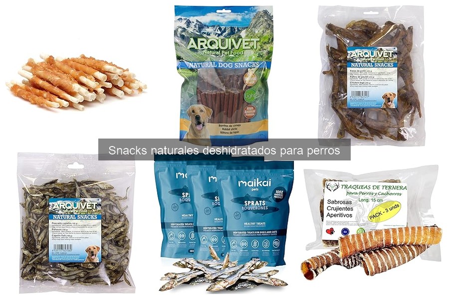 Tipos de Snacks Naturales Deshidratados para Perros